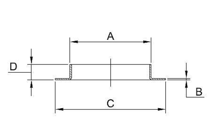 SMS-406 - ISO Pressed Collars diagram/image