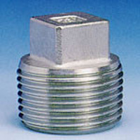 208 - Square Plugs - Male Taper Threads diagram/image