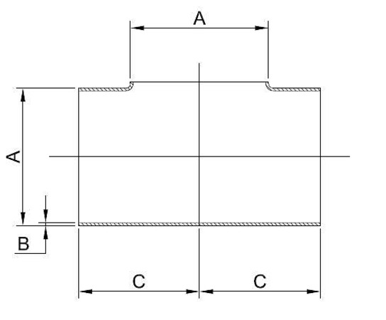 SMS-409 - ISO Pulled Tees diagram/image